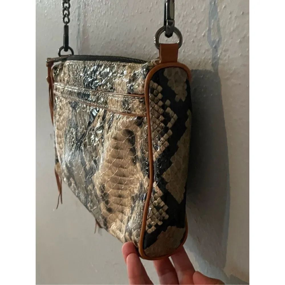 Rebecca Minkoff Snake Skin Crossbody bag with Dust Bag EUC - Picture 7 of 16